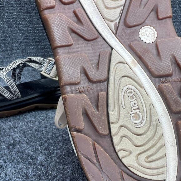 Chaco ZX/1 Classic Sandals Womens Size 9 Tan Black Athletic Outdoor Hiking Water - Picture 11 of 12